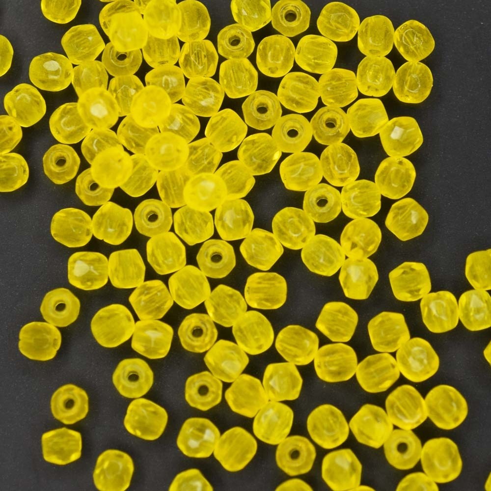 Cristal Thceco Transparente 3 mm Amarelo Limão 711568