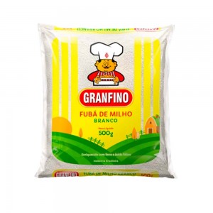 Farinha de Fubá Branco Acaçá Granfino® 500 gramas