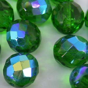 Cristal 12 mm Transparente Irizado Verde Bandeira 708501