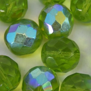 Cristal 10 mm Transparente Irizado Verde Oliva 711725